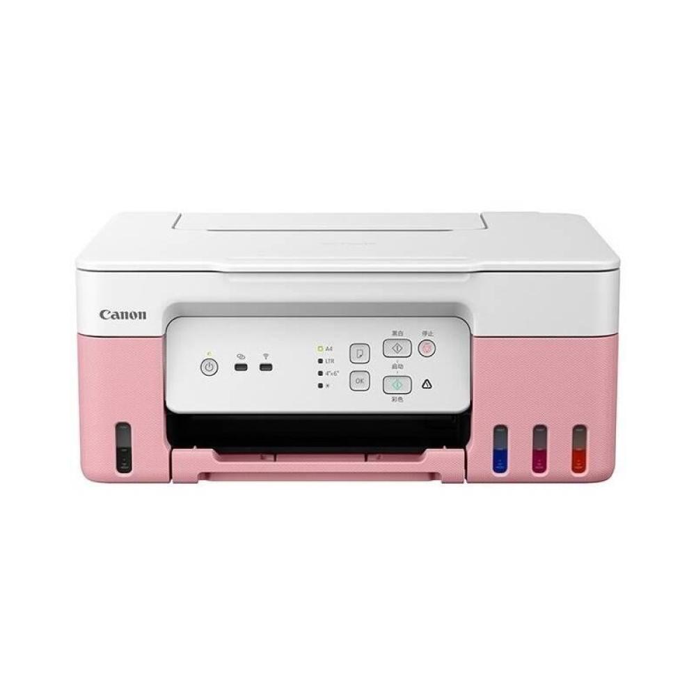 изображение МФУ Canon PIXMA G3430 Pink с оригинальной СНПЧ и чернилами (черный - 70мл, цветные - 40 мл) - изображение 1