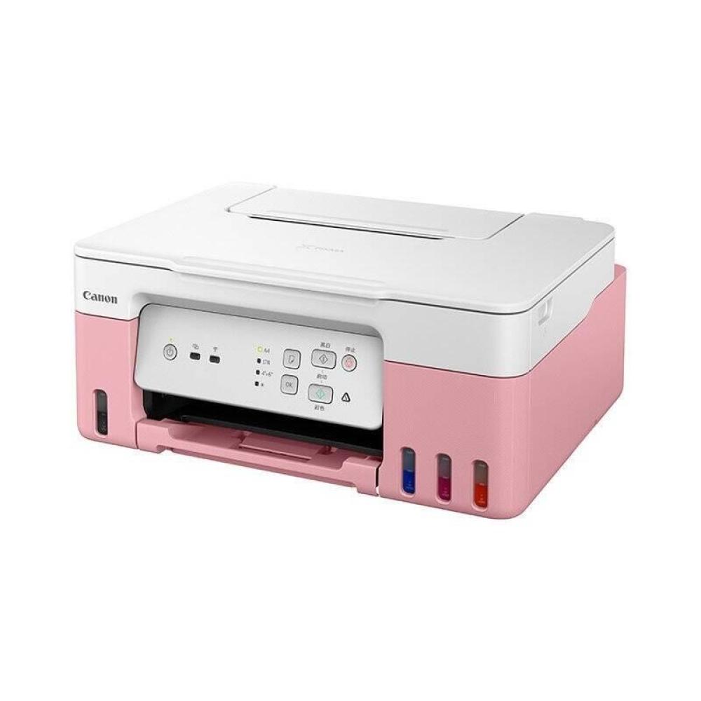 изображение МФУ Canon PIXMA G3430 Pink с оригинальной СНПЧ и чернилами (черный - 70мл, цветные - 40 мл) - изображение 2