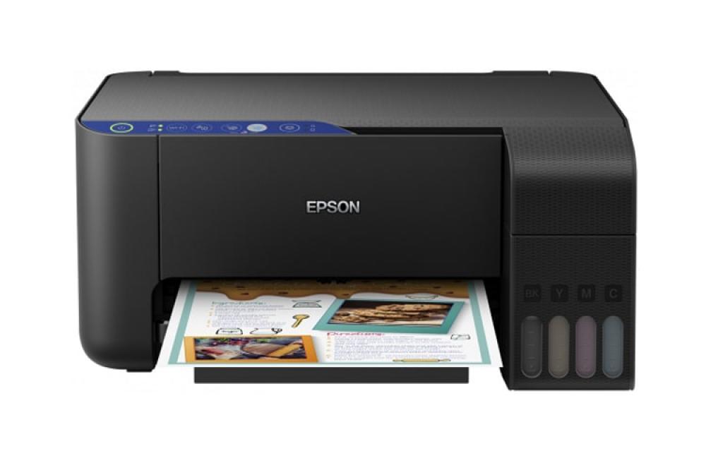 изображение МФУ Epson L3151 с оригинальной СНПЧ и пигментными чернилами 100мл - изображение 1