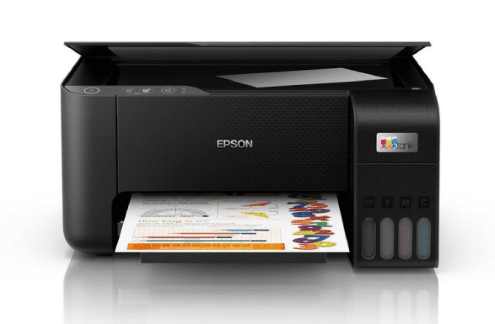 изображение МФУ Epson L3210 с оригинальной СНПЧ и пигментными чернилами 100мл - изображение 2