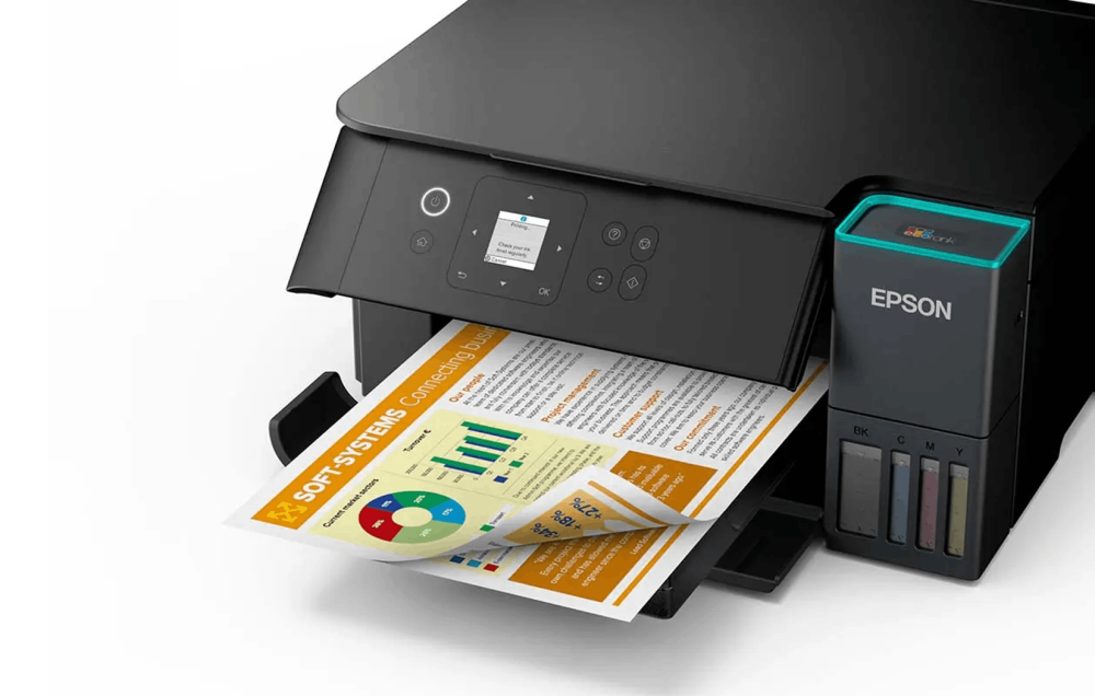 изображение МФУ Epson L4360 с оригинальной СНПЧ и чернилами - изображение 3