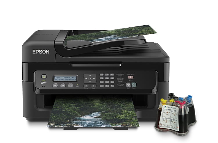 

МФУ Epson WorkForce WF-2540 с СНПЧ и чернилами