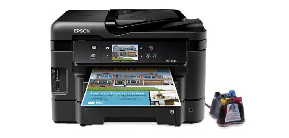 Фото Epson WF-3540 с СНПЧ - изображение 1