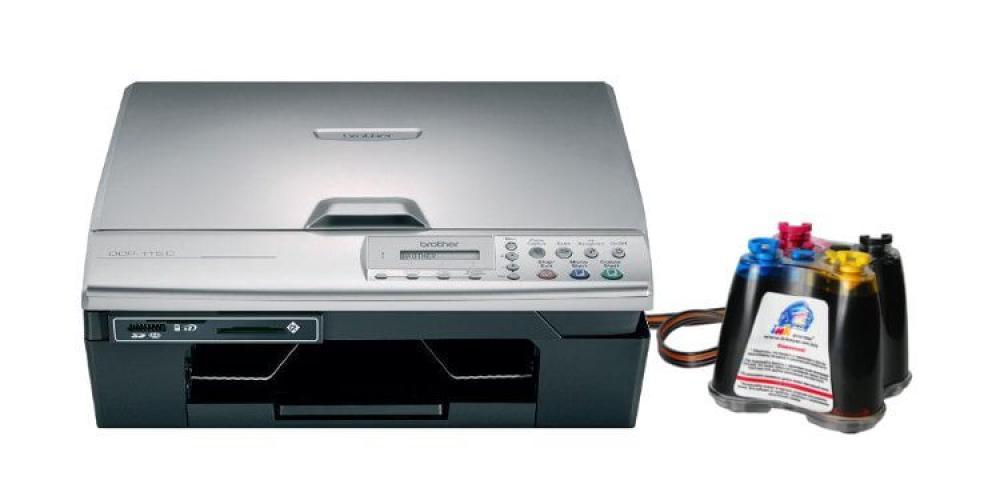 изображение МФУ Brother DCP 115C с СНПЧ - изображение 1