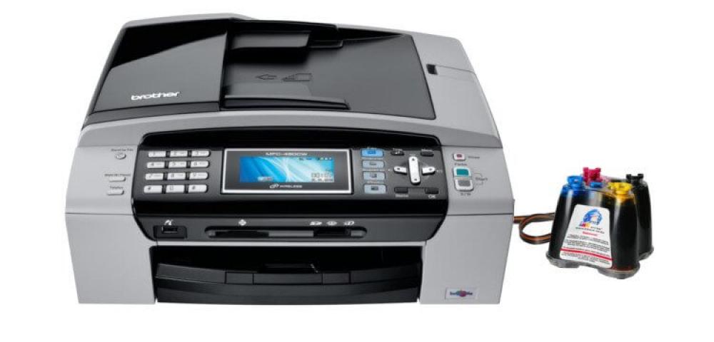 изображение МФУ Brother MFC 490CW с СНПЧ - изображение 1