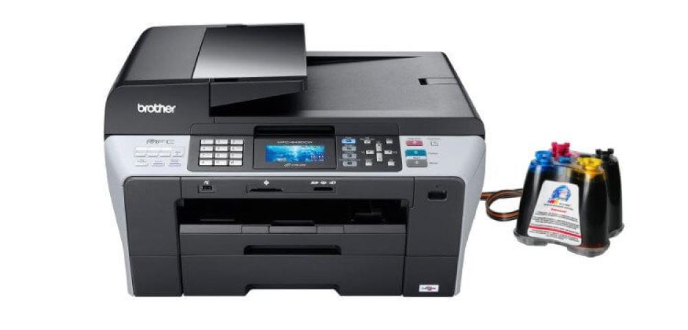 изображение МФУ Brother MFC 6490CN с СНПЧ - изображение 1