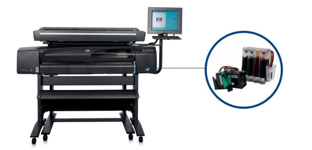 изображение Плоттер HP DesignJet 820 с СНПЧ - изображение 1