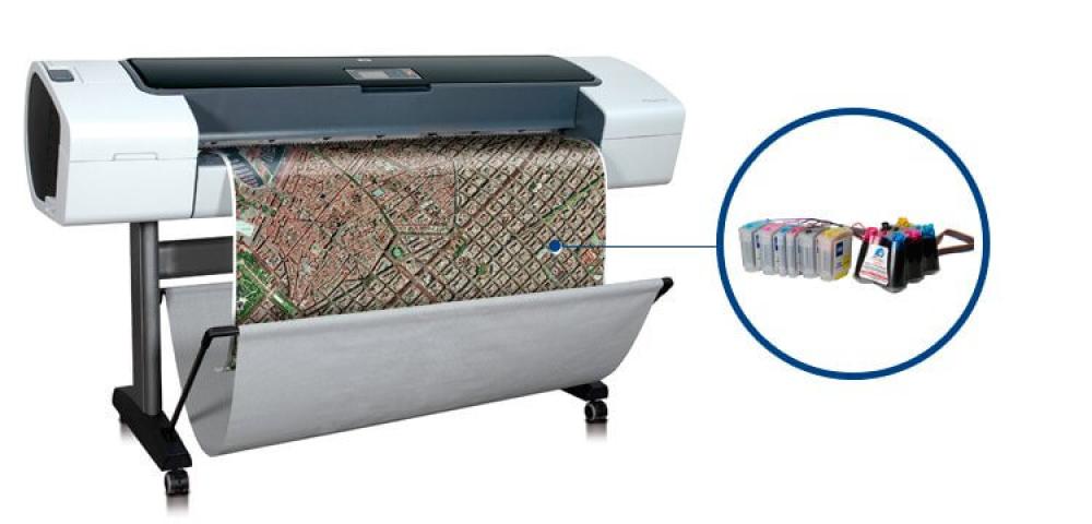 изображение Плоттер HP DesignJet T1120 с СНПЧ - изображение 1