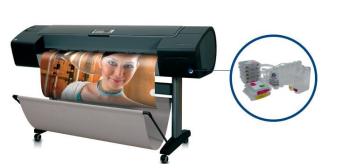 Плоттер HP DesignJet Z3100 с СНПЧ и чернилами