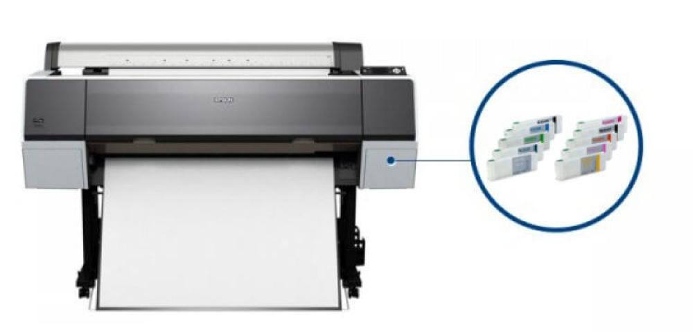 изображение Плоттер Epson Stylus Pro 9900 с ПЗК - изображение 1