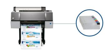 Плоттер Epson Stylus Pro WT7900 с ПЗК и чернилами