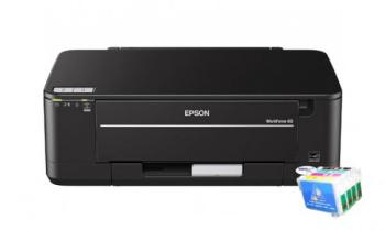 Цветной принтер Epson WorkForce 60 Refurbished by Epson с ПЗК и чернилами