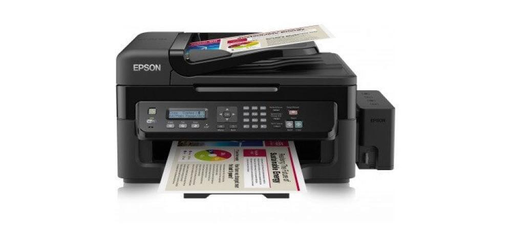 изображение МФУ Epson L555 с оригинальной СНПЧ и чернилами INKSYSTEM - изображение 1