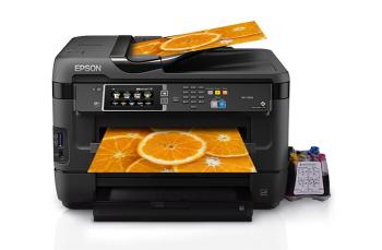 МФУ Epson Workforce WF-7620 с СНПЧ и чернилами
