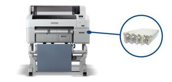 Плоттер Epson SureColor SC-T3200 с ПЗК и чернилами