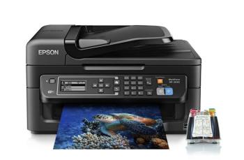 МФУ Epson Workforce WF-2630 с СНПЧ и чернилами