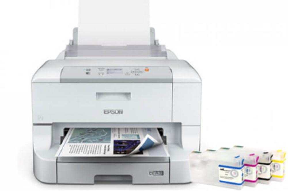 изображение Принтер Epson WorkForce Pro WF-8090DW с ПЗК - изображение 1