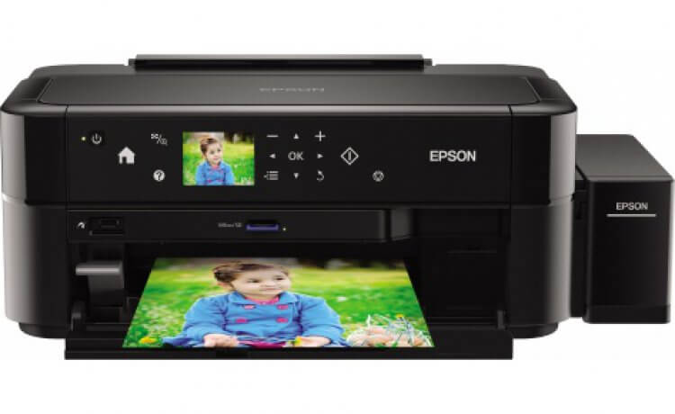 

Принтер Epson L810 с оригинальной СНПЧ и чернилами