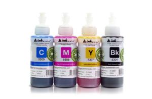 изображение Светостойкие чернила INKSYSTEM для фотопечати 100мл (4 цвета)